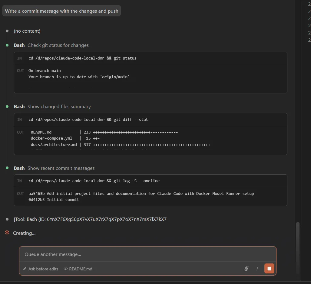 Claude Running on VSCode