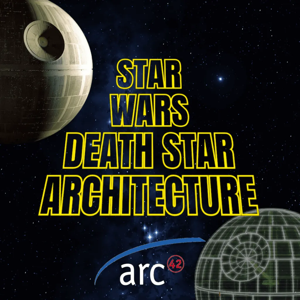 Diagrama arc42 de la Estrella de la Muerte como ejemplo de documentación de arquitectura de software